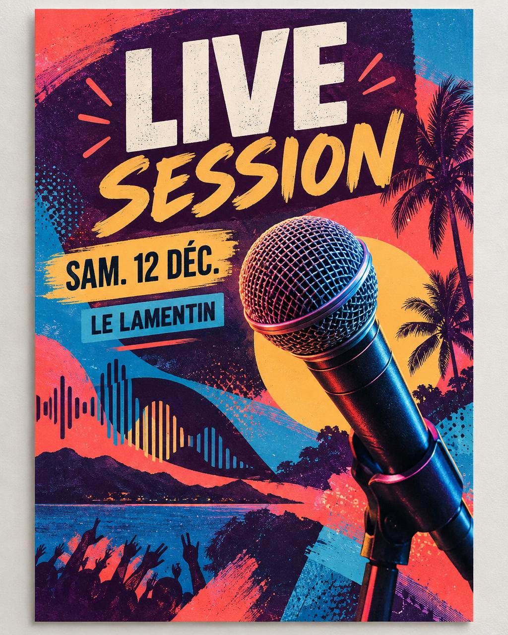 Flyer musical — exemple Live Session